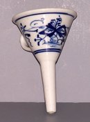 Blue and White Funnel