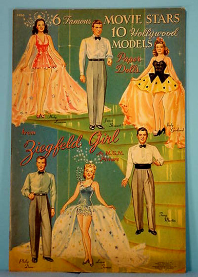 1941 Movie Stars Hollywood Paper Dolls