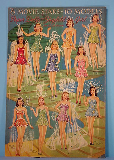 1941 Movie Stars Hollywood Paper Dolls