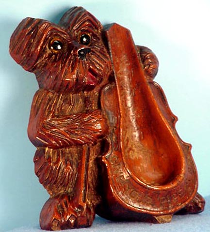 Lux Type Scotty Dog Smoking Pipe Holder