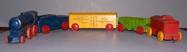 Wood Train Set