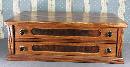 Oak Two Drawer Spool Cabinet