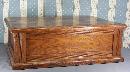 Oak Two Drawer Spool Cabinet