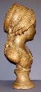 Bust of a Girls Head