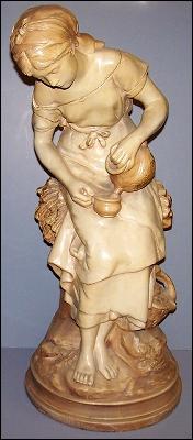 Full Body of a Girl Statue