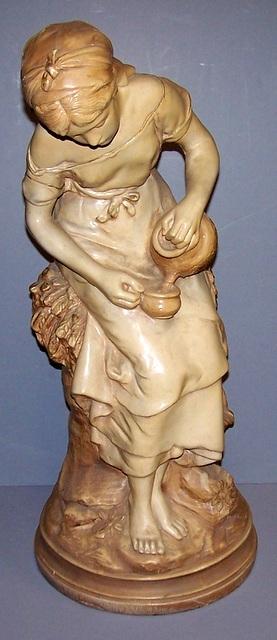 Full Body of a Girl Statue