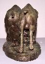 Bronze Buffalo Statue