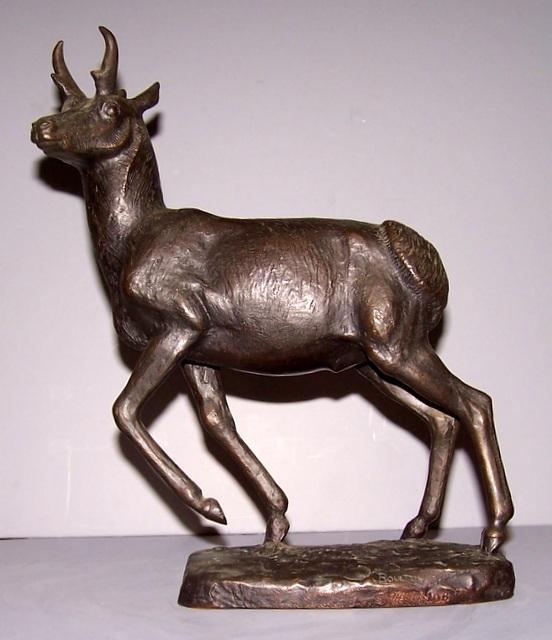 Bronze Deer Statue