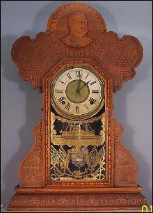 Admiral Dewy Oak Kitchen Clock