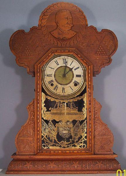 Admiral Dewy Oak Kitchen Clock