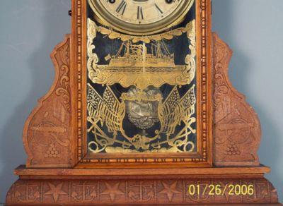 Admiral Dewy Oak Kitchen Clock