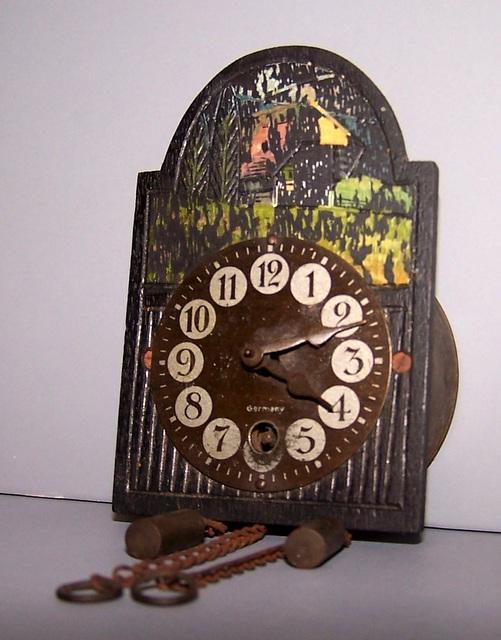 German Miniature Clock (As is)