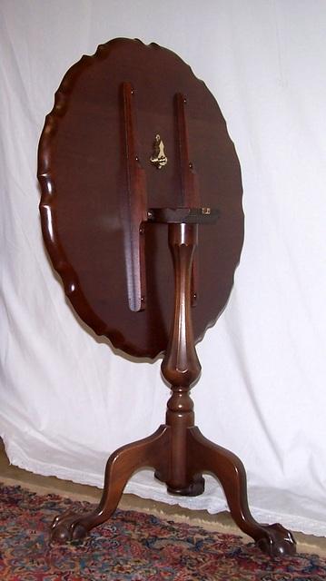 Walnut Tilt Top Table