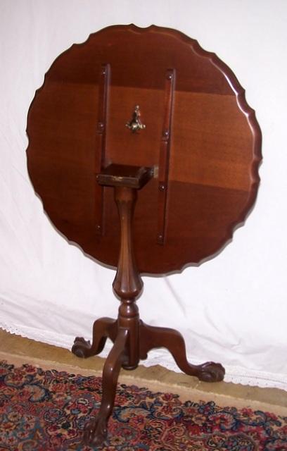 Walnut Tilt Top Table