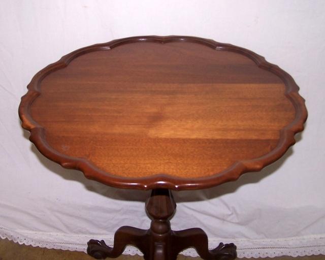 Walnut Tilt Top Table