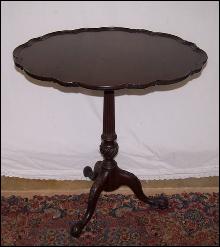 Mahogany Tilt Top Table