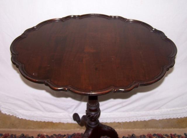 Mahogany Tilt Top Table