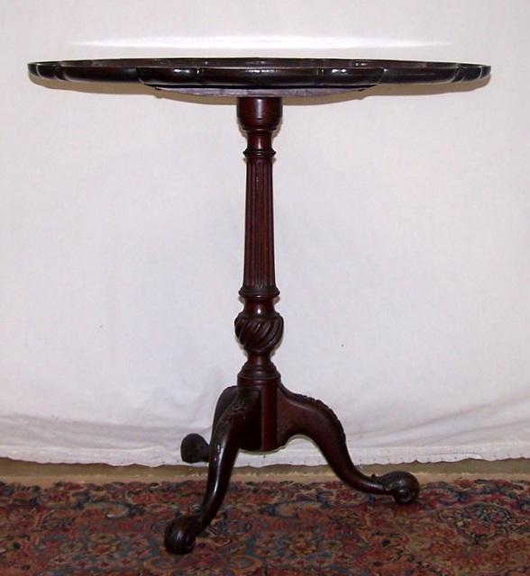 Mahogany Tilt Top Table
