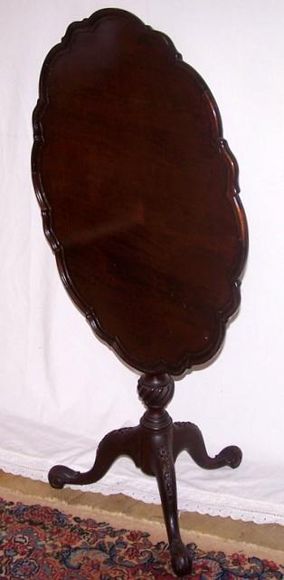 Mahogany Tilt Top Table