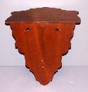 Walnut Deer Head Shelf