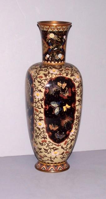 Cloisonné Vase with Dragons