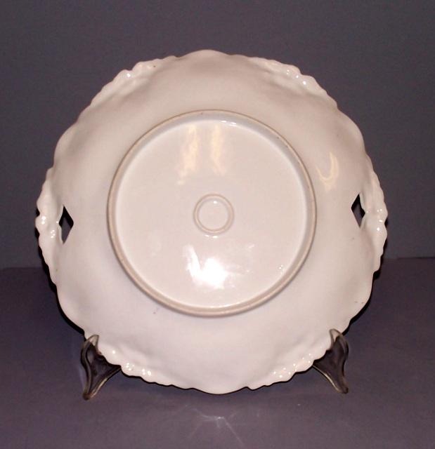 Vintage Cake Plate with Flowers