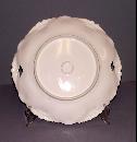 Vintage Cake Plate with Flowers