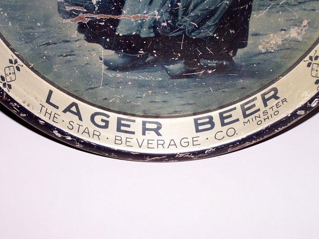 Lager Beer Tin Tray