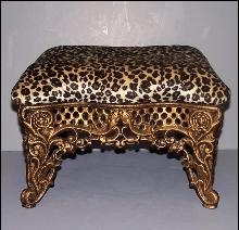 Pierced Iron Foot Stool