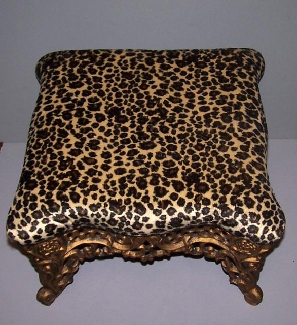 Pierced Iron Foot Stool
