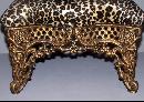 Pierced Iron Foot Stool