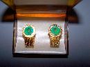 Light Iridescent Cuff Links