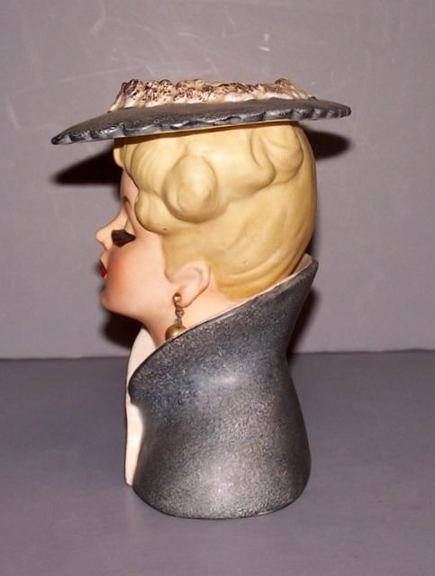1959 Napco Women Head Vase