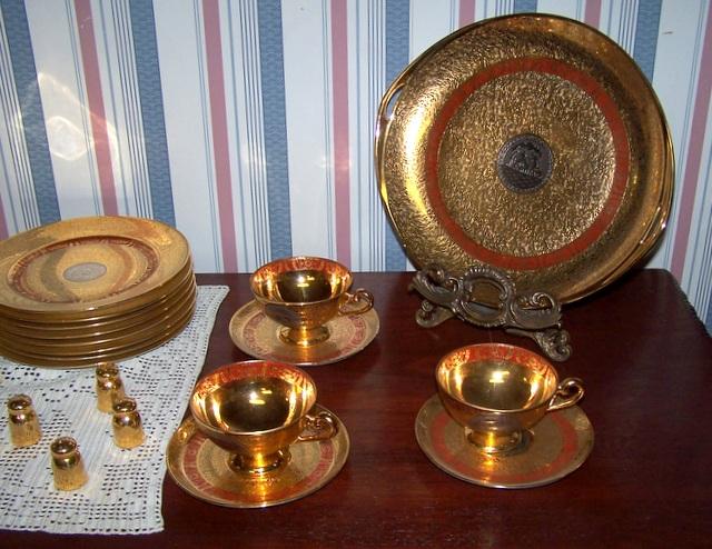 Bohemia Gold Tea Set