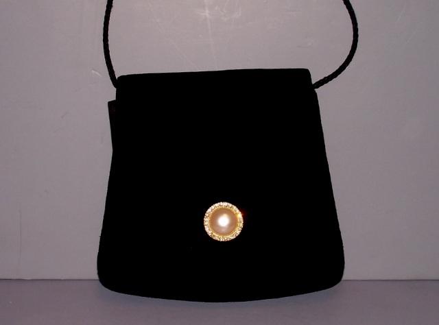 Carolyne Barton Velvet Purse