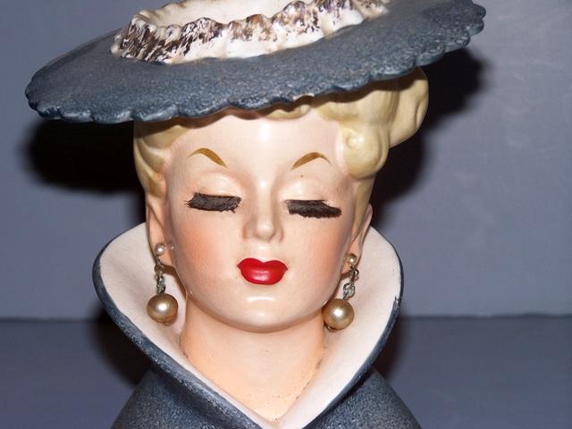 1959 Napco Women Head Vase