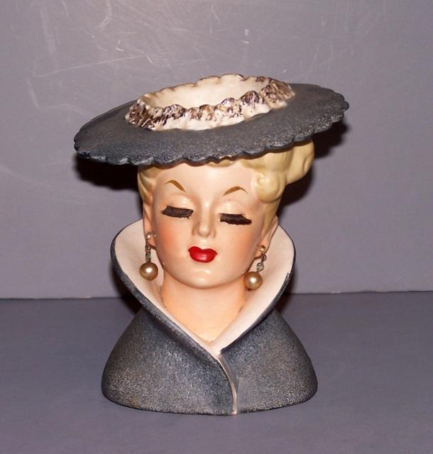 1959 Napco Women Head Vase