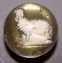 Vintage Sulphide Marble with a Sheep Inside