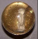 Vintage Sulphide Marble with a Monkey Inside