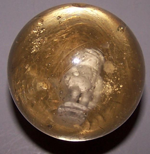 Vintage Sulphide Marble with a Monkey Inside