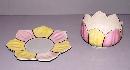Lily Pad Sauce Bowl with Plate