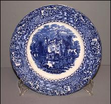 Castle Plate-Blue