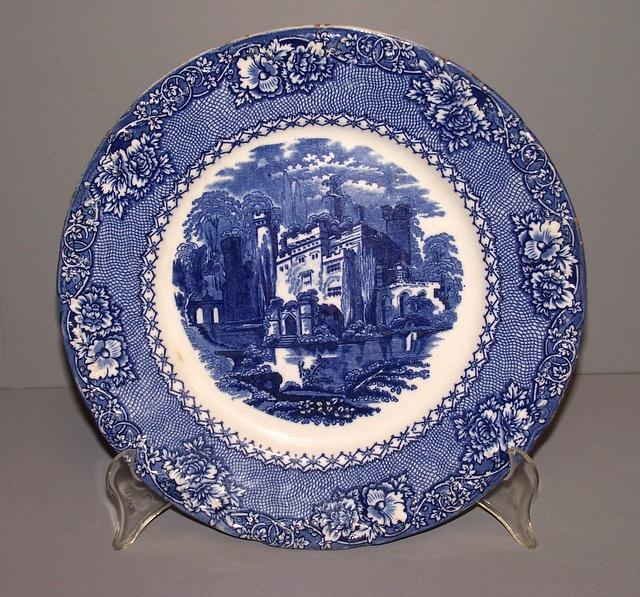 Castle Plate-Blue