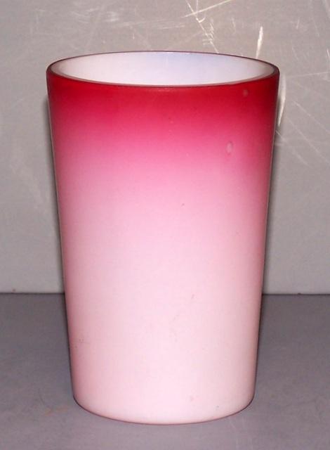 Pink Satin Glass Tumblers