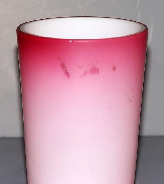 Pink Satin Glass Tumblers