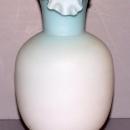 Vintage Fenton Blue Satin Glass Vase