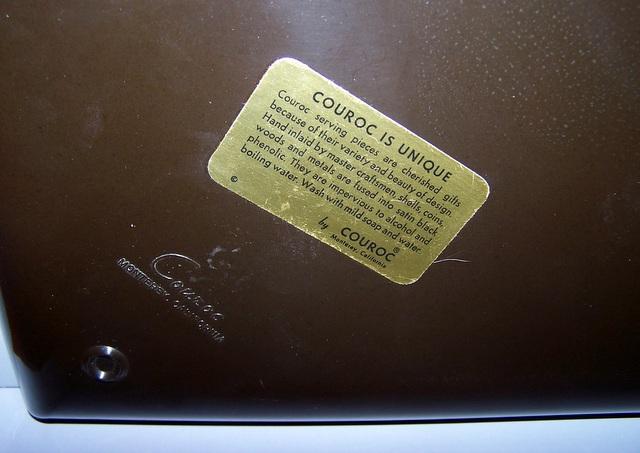 Couroc Tray