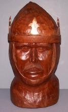 Walnut Bust of a King