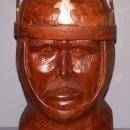 Walnut Bust of a King