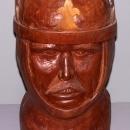 Walnut Bust of a King
